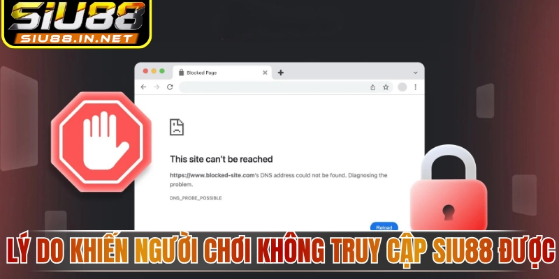4 lý do khiến người chơi không truy cập Siu88 được