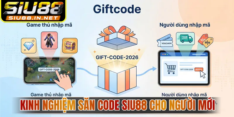 Kinh nghiệm săn code Siu88 cho người mới