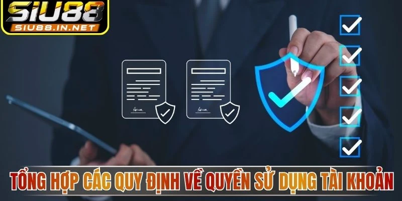 Tổng hợp các quy định về quyền sử dụng tài khoản