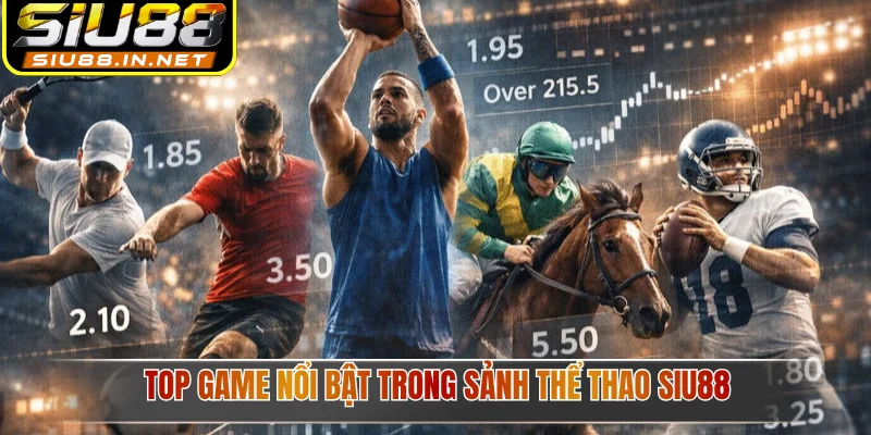  Top game nổi bật trong sảnh thể thao Siu88